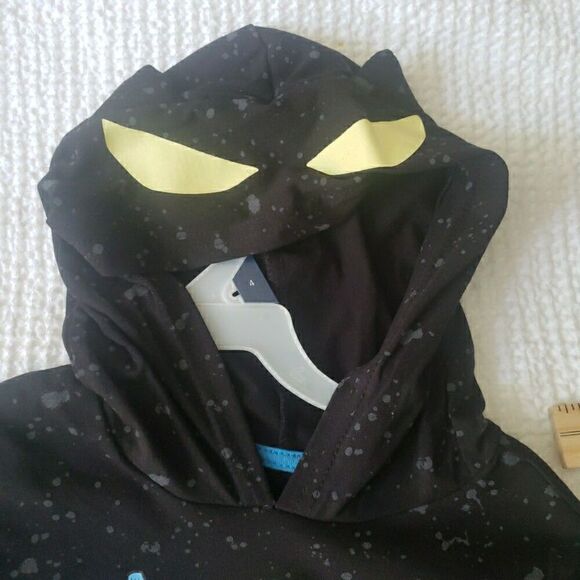 NWT Marvel Black Panther Boys Cosplay Hooded Top & Shorts Outfit Set Size 4 - Picture 4 of 8